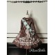 Alice Girl Bear Chocolate Salopette and JSK(1st Pre-Order/Full Payment Without Shipping)